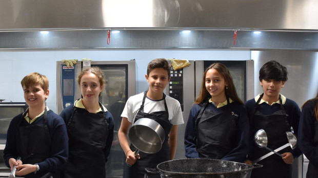 Los estudiantes participantes en el proyecto STEAM