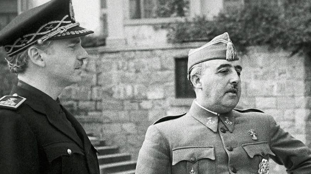 Francisco Franco junto a Ramón Serrano Suñer