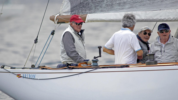 Juan Carlos I en Sanxenxo en 2019