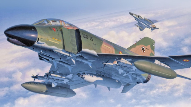 Recreación del Phantom F-4, un fantasma del aire cuyo espíritu pervive
