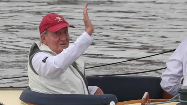 King Juan Carlos I in Sanxenxo, 21 May 2022.