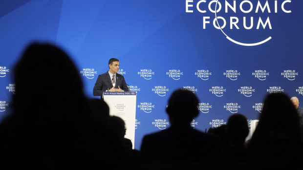 Pedro Sánchez buscará inversiones para España en Davos sin citar a sus socios de gobierno