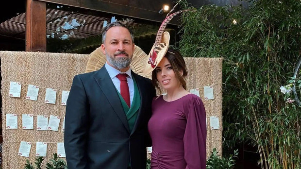 Santiago Abascal y Lidia Bedman en una imagen de sus redes sociales