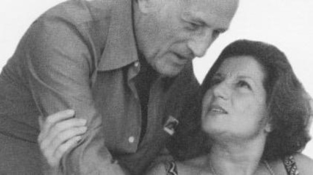Isabel Vigiola, junto a Antonio Mingote, en una imagen de archivo