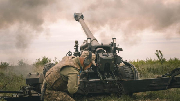 Ucrania está usando obuses FH70 calibre 155 en el frente de batalla