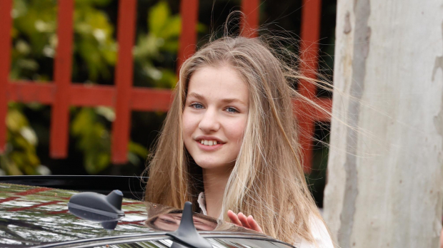 Princess of Asturias Leonor de Borbon during Youth and Cybersecurity Summit: Enjoy Internet Safely in Leganes, Madrid on Wednesday, 20 April 2022.