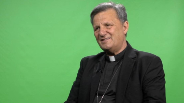 El Cardenal Grech durante la entrevista que ha concedido a El Debate