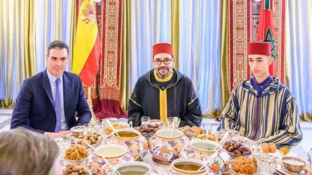 La bandera española boca abajo