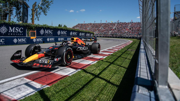 Verstappen, durante el GP de Canadá de F1.