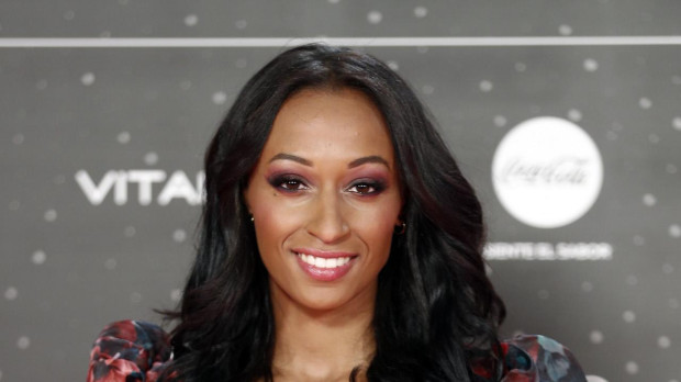 Ana Peleteiro, durante unos premios en 2019