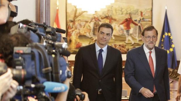 El ex presidente, Mariano Rajoy y el presidente Pedro Sánchez13/07/2016 Madrid