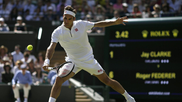 Federer en Wimbledon 2019