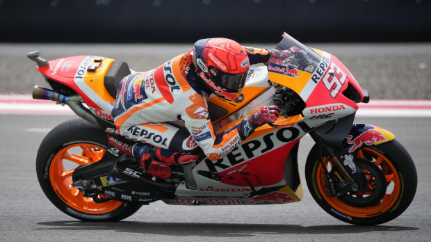 Marc Márquez, piloto de MotoGP, en una carrera al inicio de esta temporada