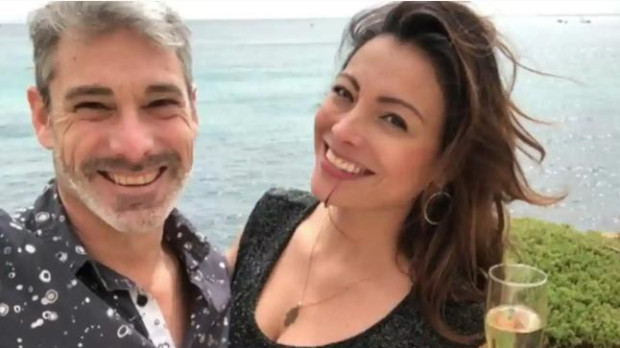 Silvia Idalia junto a su pareja, Daniel Poyato