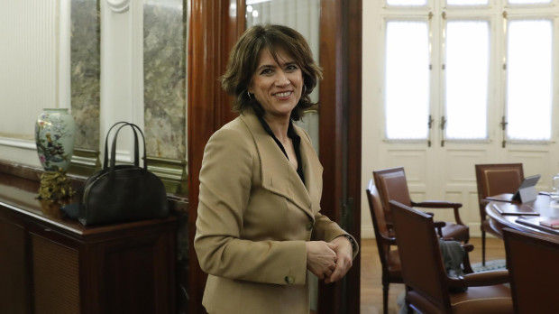 Dolores Delgado durante su etapa como fiscal general del Estado