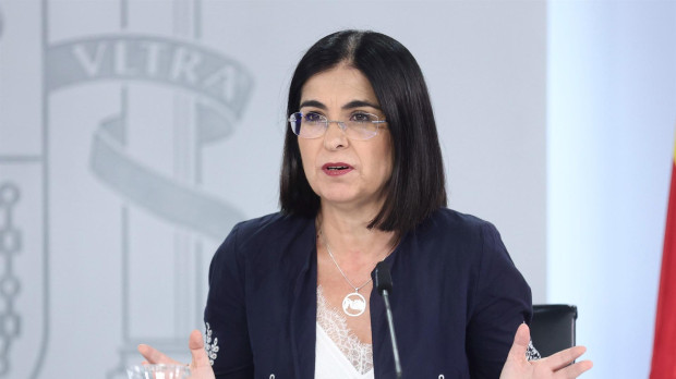 La ministra de Sanidad, Carolina Darias