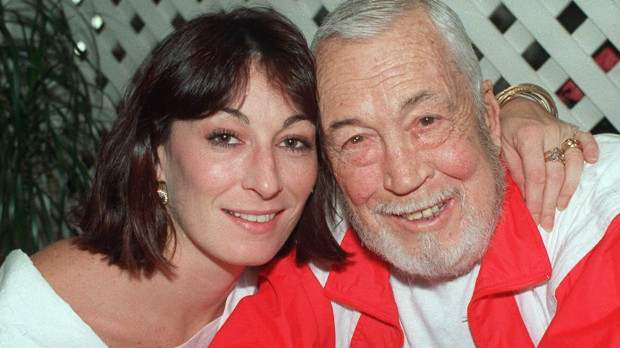 Anjelica y John Huston en 1986, un año antes de la muerte del director
