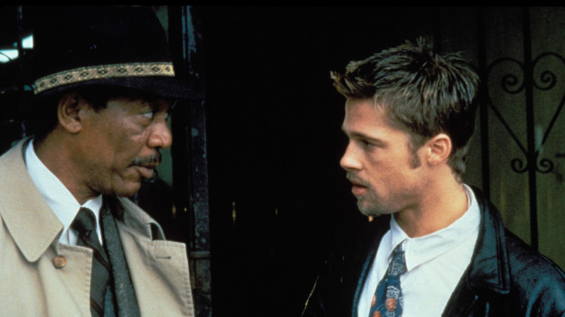 Brad Pitt y Morgan Freeman protagonizaron Seven en 1995