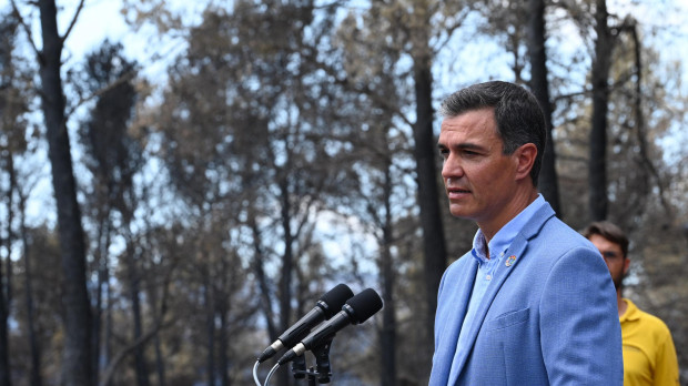 Pedro Sánchez en una visita a la Comunidad Valenciana