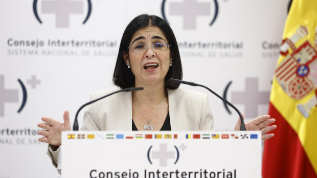 La ministra de Sanidad, Carolina Darias
