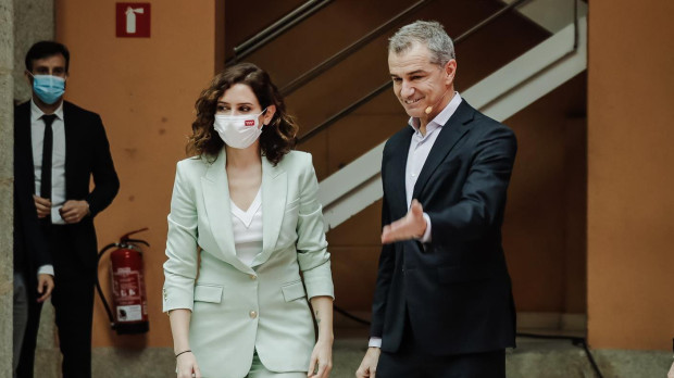 Toni Cantó e Isabel Díaz Ayuso