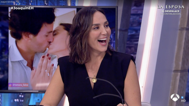 Tamara Falcó, el pasado jueves, en 'El Hormiguero'