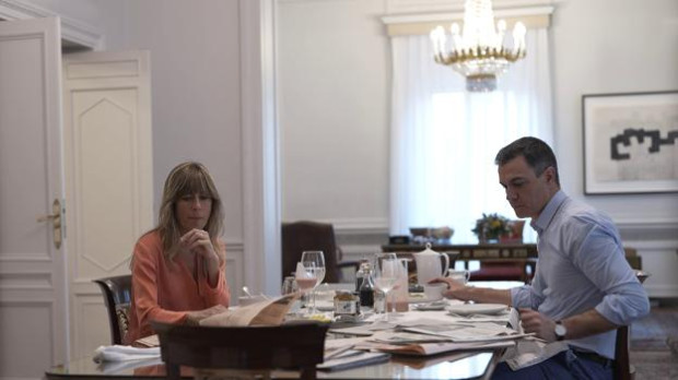 Pedro Sánchez y Begoña Gómez, en el documental encargado para el presidente del Gobierno