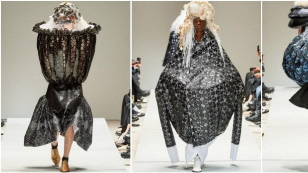 Propuesta de Comme des Garçons en la semana de la moda de París