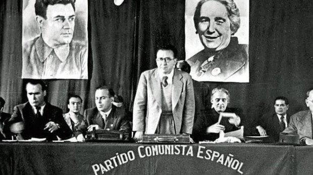 Santiago Carrillo al frente del PCE