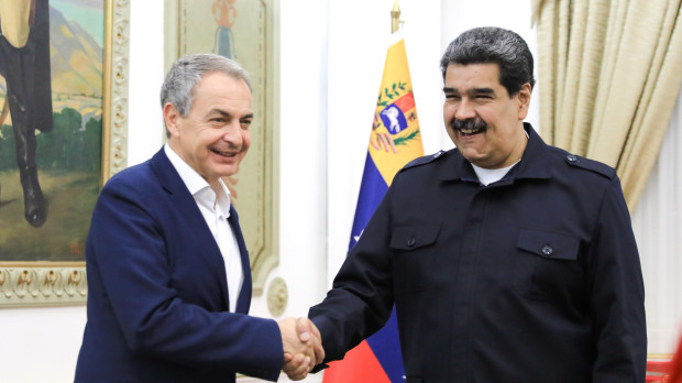 Rodriguez Zapatero y Nicolás Maduro