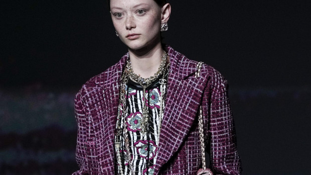 El tweed, protagonista en el desfile de Chanel en la reciente Semana de la Moda de París