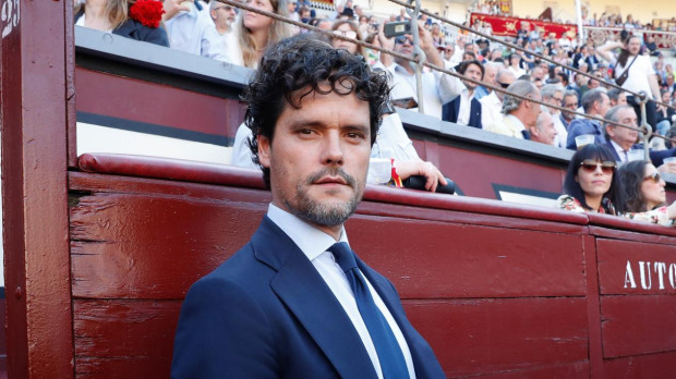 Miguel Abellan en el callejón de Las Ventas durante la pasada Feria de San Isidro