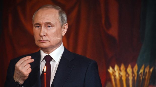 Putin oficio religioso