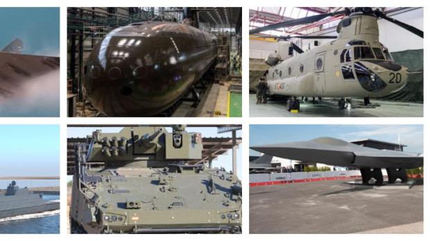 Los Presupuestos del Estado asigna cantidades para el Eurofighter, el S-81, el Chinook, lqa fragata F-110, el Dragón o el futuro caza europeo de combate