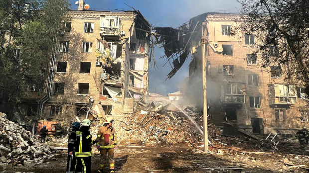 Bombardeo ruso Zaporiyia