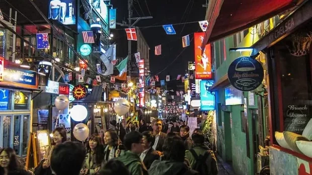 Barrio de Itaewon, en Seúl