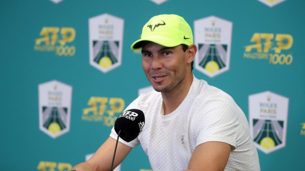 Rafa Nadal, en la rueda de prensa previa al Masters 1000 de París