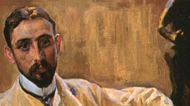 Retrato de Juan Ramón Jiménez pintado por Joaquín Sorolla
