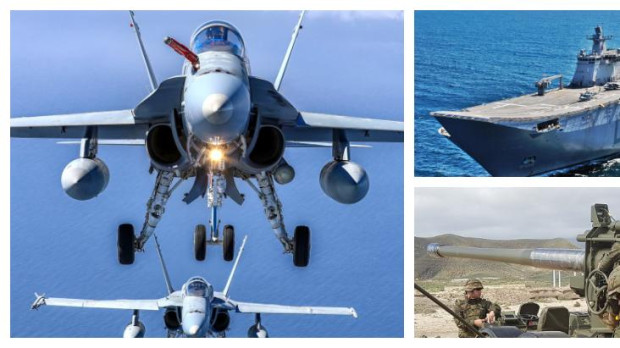 F-18, L-61 Juan Carlos I y obús 155/52, beneficiarios del nuevo gasto del MInisterio de Defensa