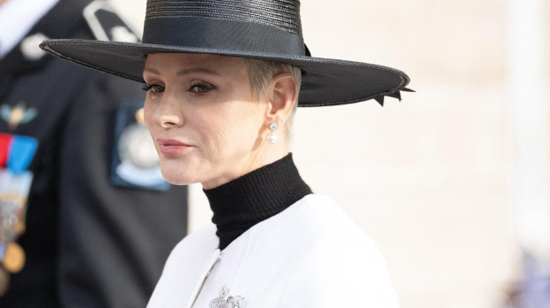 La Princesa Charlene de Mónaco durante la celebración del Día de Mónaco