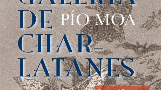 Portada de «Galería de charlatanes» de Pío Moa