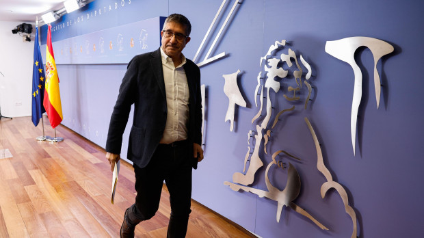 Patxi López este viernes en el Congreso