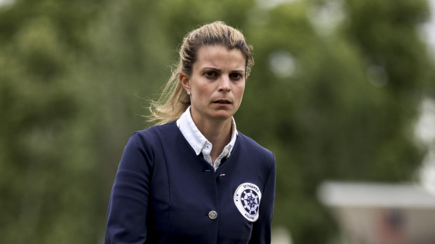 Athina Onassis at Global Champions Tour CSI2 Madrid 2019 in Madrid on Friday , 17 May 2019.