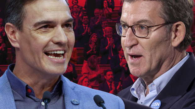 Pedro Sánchez y Alberto Núñez Feijóo