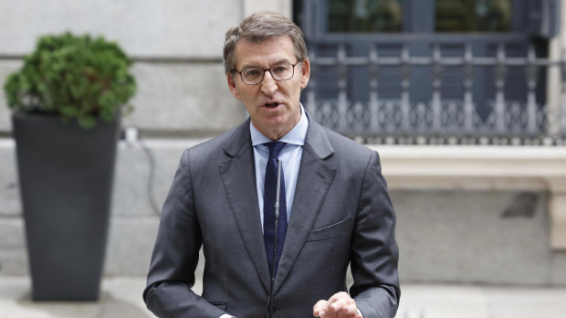 El presidente del Partido Popular, Alberto Núñez Feijóo