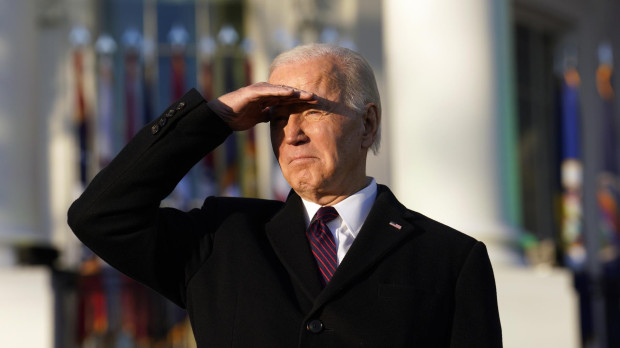 El Presidente de Estados Unidos, Joe Biden, durante el acto de ceremonia de la Ley de Respeto al Matrimonio en el Jardín Sur de la Casa Blanca en Washington