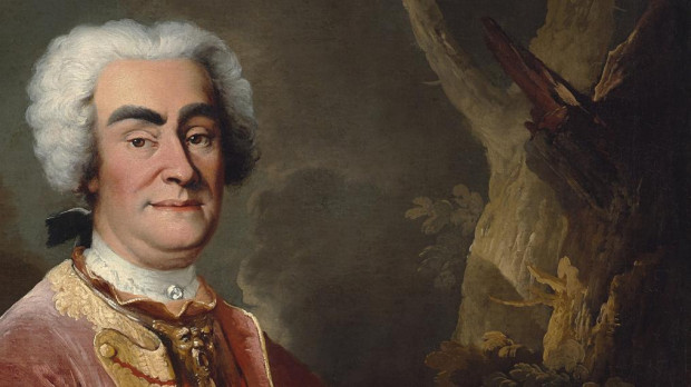 Retrato de Augusto II de Sajonia por  Marcello Bacciarelli