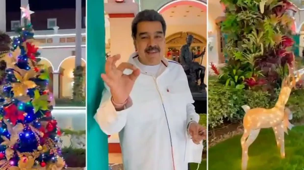 Nicolás Maduro en su anticipo de navideño de 2021