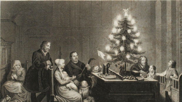 ¿Quién decoró el primer árbol de navidad?