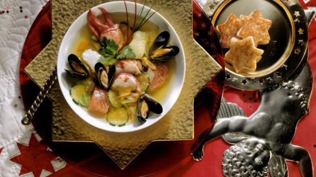 El marisco es uno de los platos estrella de la Navidad